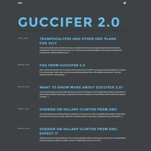 Fraud of guccifer 2.0