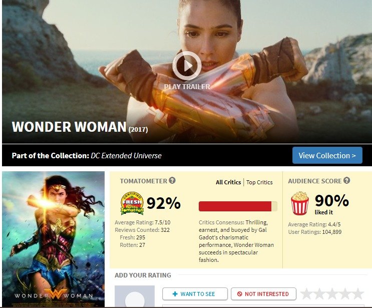 no bs review wonder woman