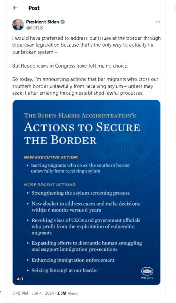 Biden eo immigration june 4 2024