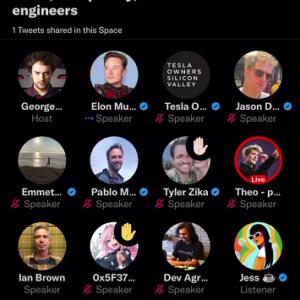 Elon Musk on Spaces, December 20, 2022 - discusses Twitter Financials, Engineering, Product + Q&A