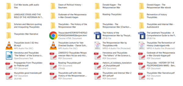 What I read and why I read it: Thucydides, Herodotus, Language, Civil War, Tyrants, Tyrannies Turned Inwards, Historiography and so on and so on