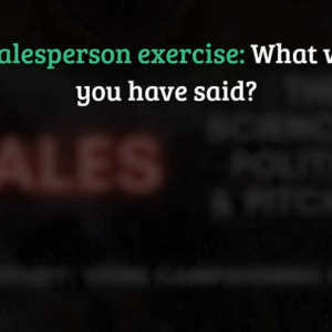 What would you have said? Take the sales test adam townsend vivek ramaswamy