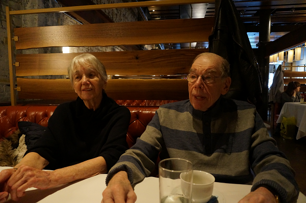 Reese Schonfeld and Pat O'Gorman with Adam Townsend and Nancy Konipol brunch